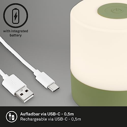 Lampe de bureau tactile Briloner à intensité variable avec batterie - 5