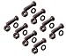 8 -Plow Bolt, Nut, washer Blades/Cutting Edge, 5/8-11x2 1/2 - Grade 8, Dome Head