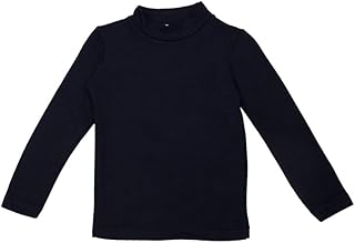 برتقالي فاتح فانلة داخلية ثقيلة قابلة للتمدد باكمام طويلة للاطفال من الجنسين