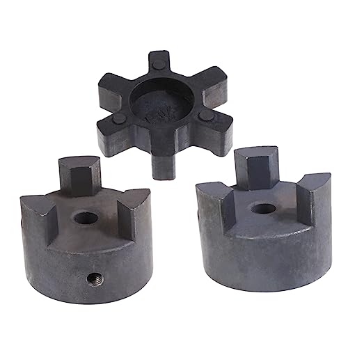 Jaw coupling set avec insert caoutchouc jaw coupling pour moteurs pompes connexion facile