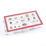 Set mit 250 Auto-Touch-Schaltertasten für elektronische Projekte und Wartung von audiovisuellen Geräten und Computer-Geräten