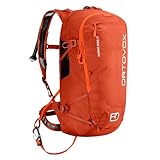 Ortovox Litric Zero 27L Lawinenrucksack für Backcountry Ski und Split Boarding, Desert Orange, Einheitsgröße, Modern