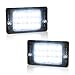 litzland LED License Plate Lights Tag Light Compatible With Land Rover Discovery 1 2 1994-2004 6000k White Number Plate Light 2pcs Canbus Design