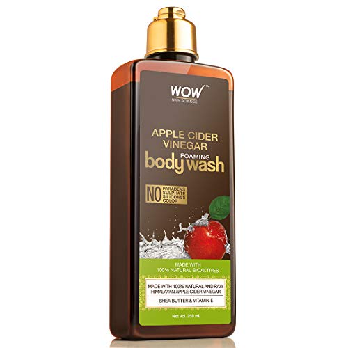 Image of WOW Apple Cider Vinegar Foaming Body Wash - No Parabens, Sulphate, Silicones & Color - 250mL