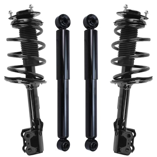 Image of Detroit Axle - Front Struts w /Coil Springs Assembly Rear Shock Absorbers Replacement for 2010-2015 Lexus RX350 RX450h - 4pc Set