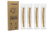 Estos 4 Miswak deben ser suficientes entre 2 y 3 meses dependiendo del uso