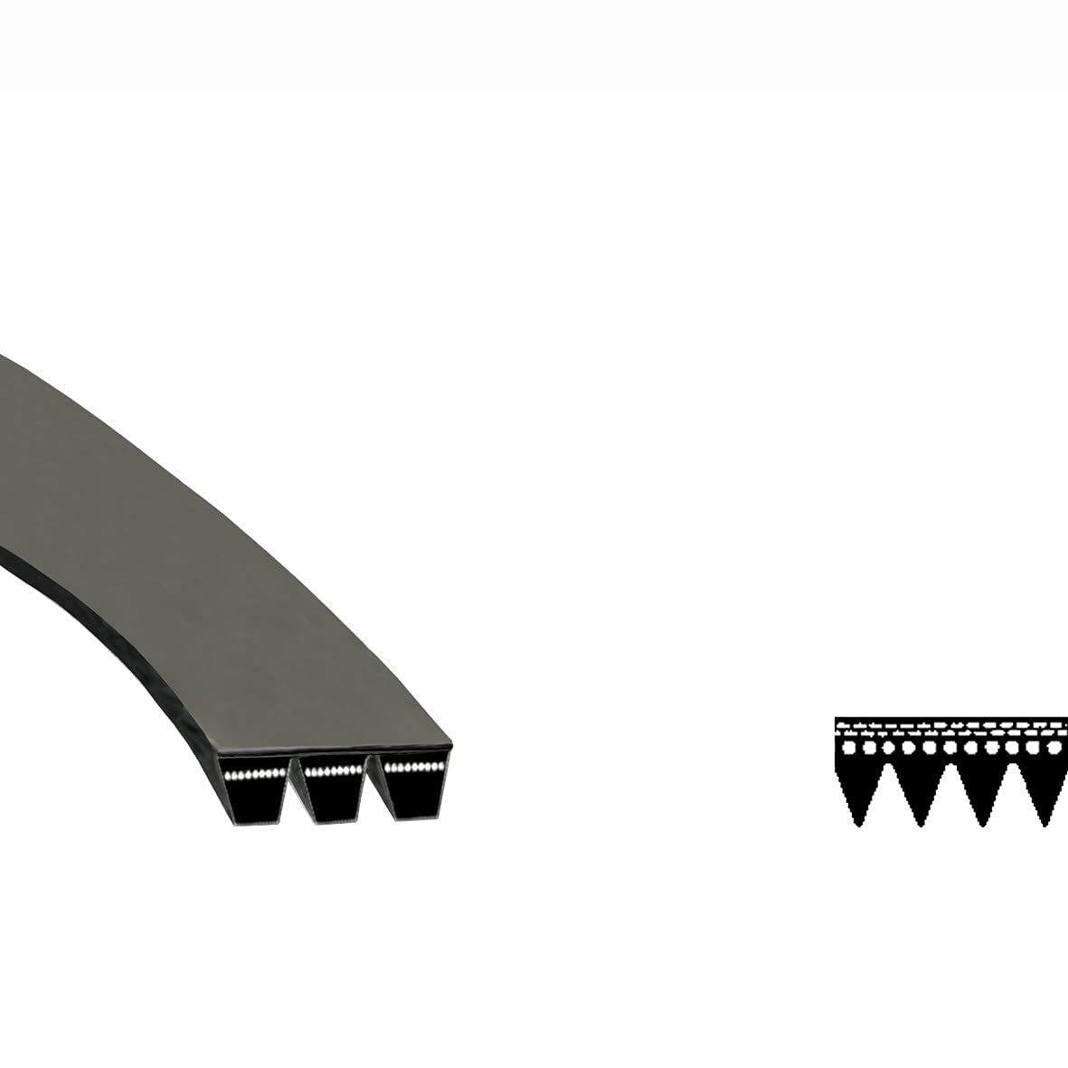 Cinghia trapezoidale for Lavatrice, 2 Pezzi, Cinghia a O, O