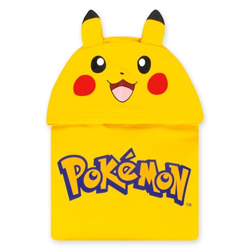 Pokemon Hoodie, Pikachu Boys Hoodie With 3D Ears, Cotton Kids Clothes, Pika Boys' Hoodies, Yellow 7 to 8 Years - Image 7