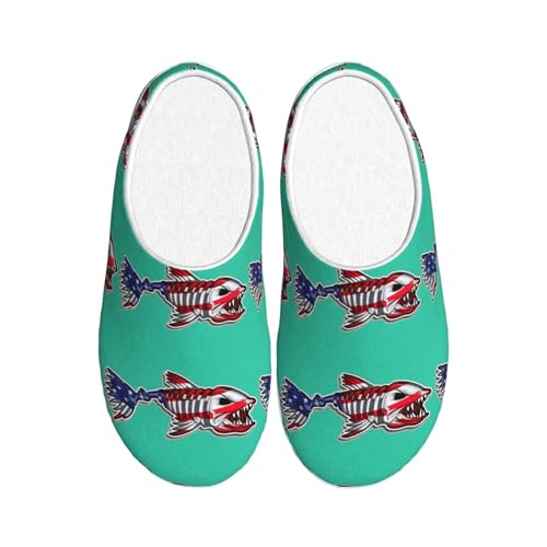 Pantoufles d'hiver antidérapantes EdWal en peluche pour homme et femme