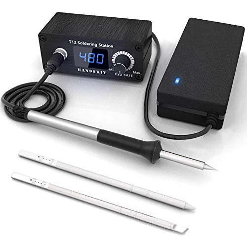 HANDSKIT Soldador por Puntos 72W Máquina de Soldadura Portátil de Mano,Pantalla LED,Mini soldadora por puntos con punta de hierro de soldadura y mango para reparaciones domésticas DIY HANDSKIT Soldador por Puntos 72W Máquina de Soldadura Portátil de Mano,Pantalla LED,Mini soldadora por puntos con punta de hierro de soldadura y mango para reparaciones domésticas DIY