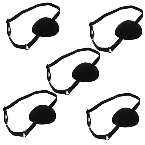 FRCOLOR 10 Pcs Tapa-olho De Pirata Tapa-olho De Feltro Crianças Tapa-olhos Meninos Tapa-olhos De Pir