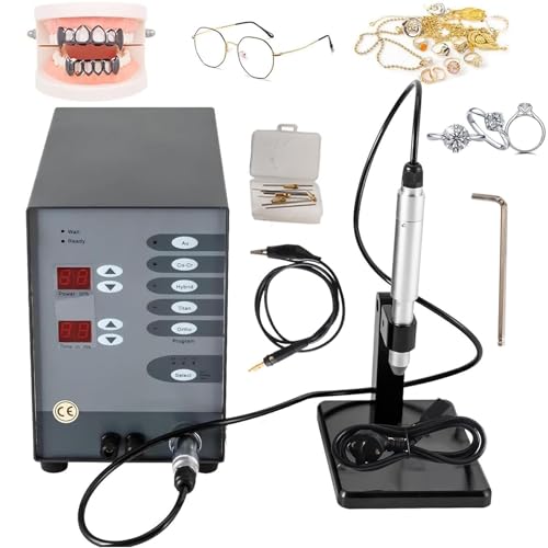 lealovengzh Automatic Spot Welding Machine,Permanent Jewelry Welder Kit,50-600A Jewelry Welder,Weldable Solid Gold, Aluminum, Titanium Welding and Orthodontics ​for Jewelry Restoration,Grey