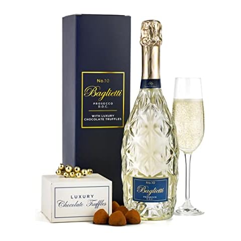 Thornton & France Prosecco & Chocolates Gift Set For Mother's Day | Sparkling White Wine With Chocolate Truffles Cover