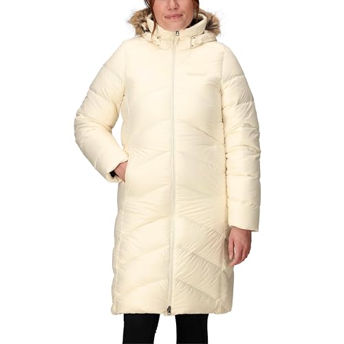 MARMOT Women's Montreaux Full Length Down Puffer Coat, Papyrus, Medium by MARMOT - Used condition - US$218.79