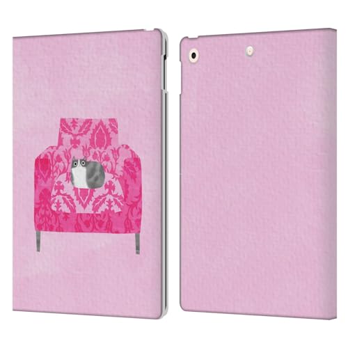 Étui Planet Cat Chaise Rose en cuir pour iPad 10.2 2019 2020 2021