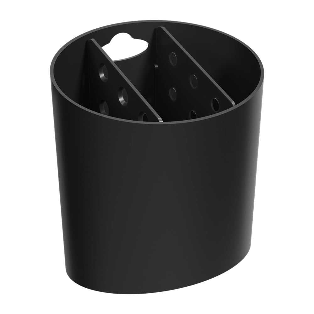 Coza - Escorredor de Talheres Oval Basic - Preto