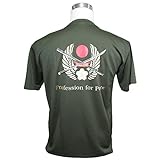自衛隊グッズ 陸上自衛隊 Tシャツ 桜刀 エンブレム OD色 (Lサイズ)