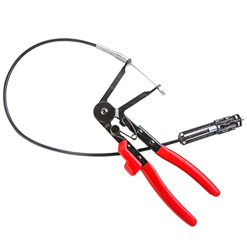 Pince a Collier en Acier au Chrome Vanadium Bootoow Pince de Serrage de Tuyau à Longue Portée de Fil Flexible de Type Câble Pinces Antirouille Anti-usure Cover