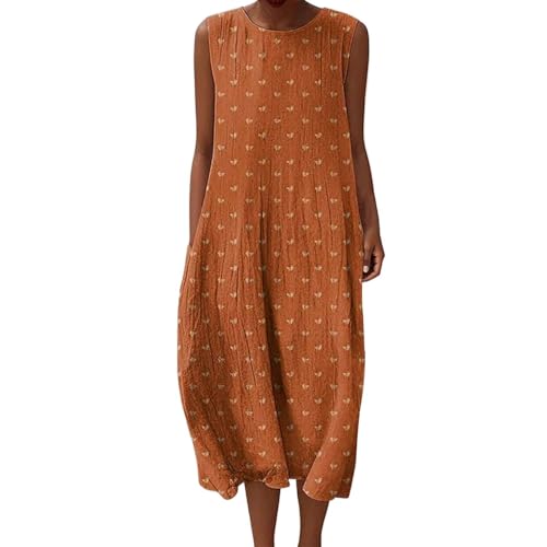 Robe lin femme d'été ample et fluide pour sublimer les formes rondes