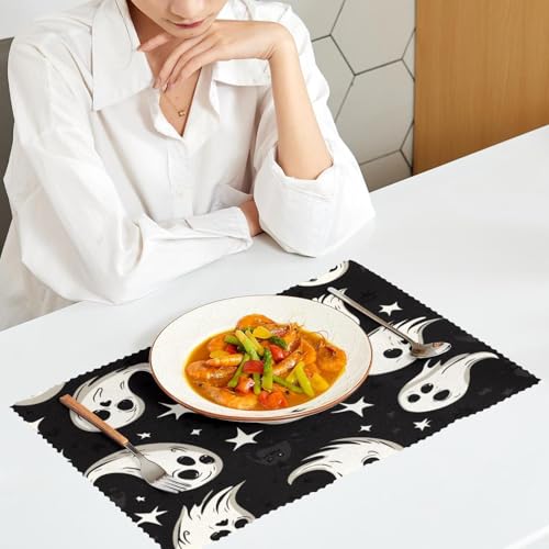 Set de table Halloween protège table chaleur et assiette glissante