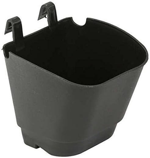 Agricom Garden Vertical Hook Pot, 10 Pcs, Black Colour