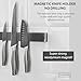 Hamletoff Magnetic Knife Strip for Wall no Drilling – 16 Inch Stainless Steel Magnetic Knife Holder with Neodymium Magnet Strong Adhesive Tipe - Lightweight Kitchen Magnet Knife Bar