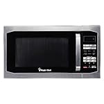 Magic Chef Countertop Microwave Oven, Small and Compact, 1100 Watt, 1.6 Cu Ft, Steel