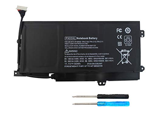 SKY BOY PX03XL Notebook Battery for HP Envy 14 Touchsmart M6 M6-K M6-K125DX M6-K015DX M6-K025DX M6-K010DX M6-K022DX 14- K112NR 715050-001 714762-1C1 TPN-C109 TPN-C110 TPN-C111 HSTNN-LB4P M6-k088CA