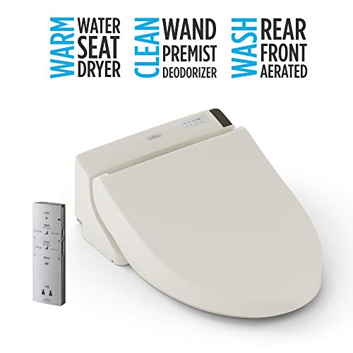 TOTO SW2044#12 C200 Electronic Bidet Toilet Cleansing Water, Heated Seat, Deodorizer, Warm Air