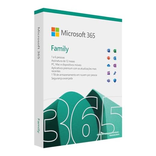 Microsoft 365 Family | Office 365 apps | 1TB na nuvem por usuário | até 6 usuários | assinatura anual | Nova Versão
