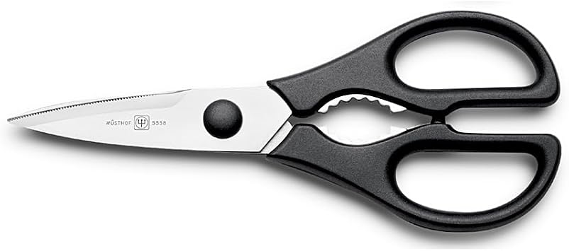 Wusthof WU5558 Kitchen Shears, 8", Black
