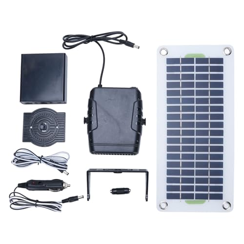Fockety Calentador Solar Portátil de 30 W para Gallineros, Ideal para el Invierno, con Protección contra sobrecalentamiento. También Sirve como Calentador Solar para Invernaderos