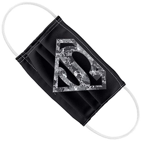 Popfunk Superman Kids Urban Camo Shield 1-Ply Reusable Face Mask Covering - 1 Count (Pack of 1)