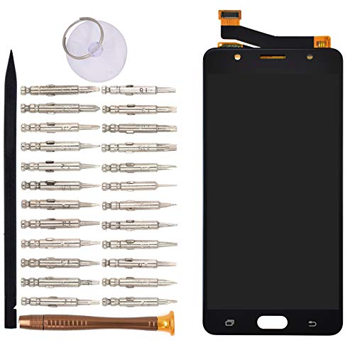 Image of Black SM-G615F Display LCD Touch Digitizer Screen Replacement for Samsung Galaxy J7 Max SM-G615FU