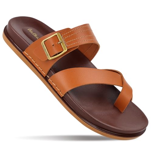 Image of WALKAROO Comfort Sandal For Men's|CloudStep Dual-Density PU Sole - Ultimate Comfort|Stylish Casual Wear|WE1353