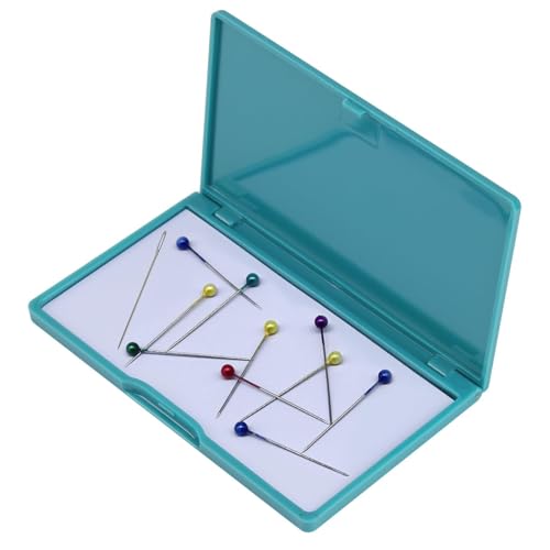 Image of Magnetic Needle Organizer Blue Sewing Needle Case 4.3 x 2.5 x 0.4 inch Rectangle Magnetic Needle Keeper Megnetic Sewing Needle Case Small Metal Objects Organizer Blue Sewing Supply Organizer (No Needles)