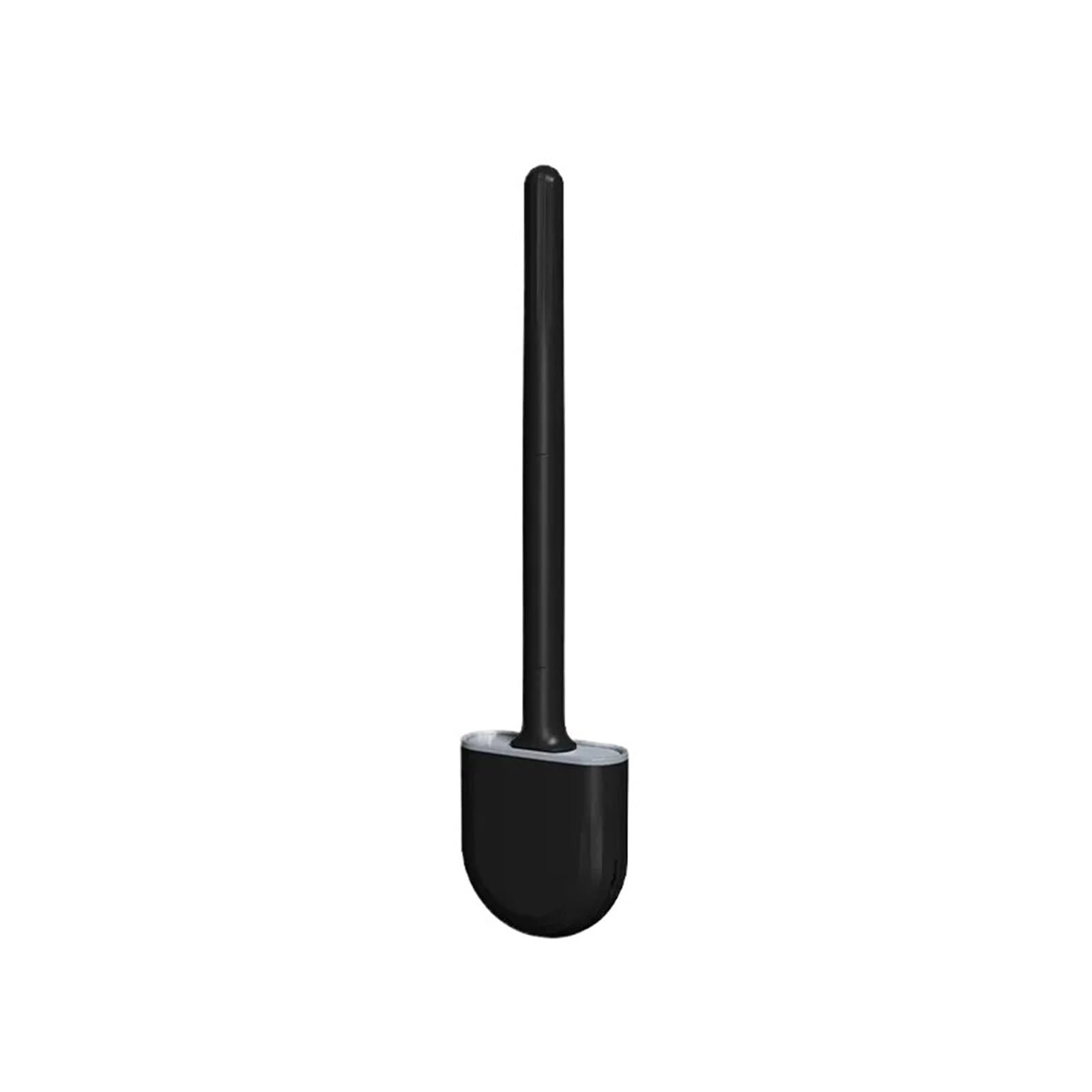 Brosse de toilette murale silicone sans impasses pour éliminer les saletés
