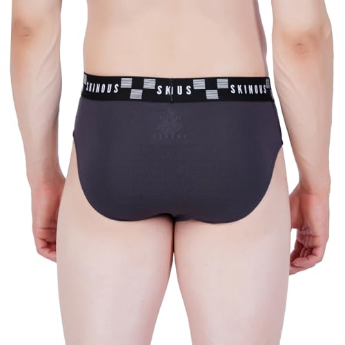 Image of Super Soft Men's Brief - Solid, 95% Micro Modal & 5% Elastane Snug Fit Lightweight and Comfortable Innerwear