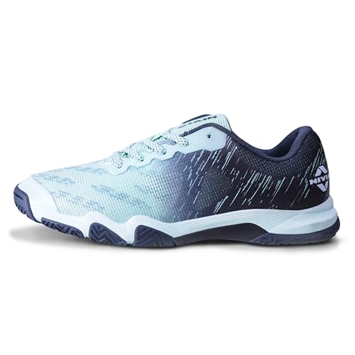 Image of Nivia Verdict 2.0 Badminton Shoe for Men, Breathable Mesh with TPU Fusion Technology Upper, Non-Marking Sole, Ideal for Badminton, Volleyball, Squash, and Table Tennis