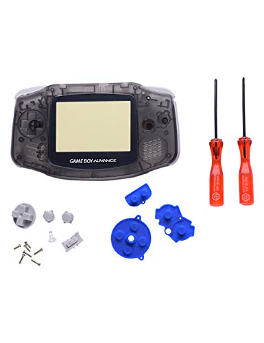 Preisvergleich Produktbild Gameboy Advance Gehäuse GBA Shell - Volle Teile Ersatz Gehäusehülle Abdeckung für Reparaturteile, Gummiknöpfe, Kreuz Y Schraubendreher SPDYCESS