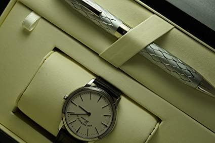 Sheaffer LTD Edition West end Alexandria con cristal de zafiro Reloj de pulsera suizo y Sheaffer corte de diamante Legacy Heritage con bolígrafo