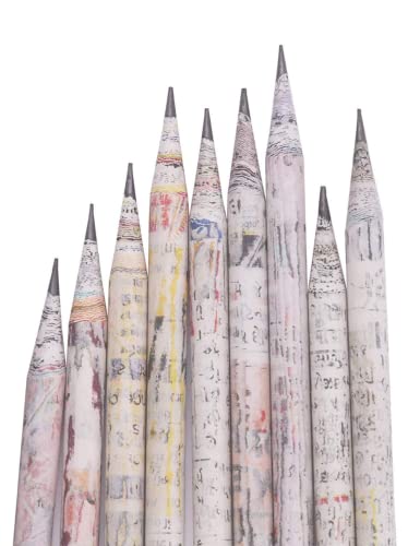 10pcs Eco-Friendly Recycled Paper Blending Pencils