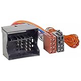 Audioproject A183 - Radioadapter Quadlock auf ISO kompatibel für VW Audi SKODA Seat Golf 5 6 Polo 9n T5 Passat Auto-Radio Adapter-Kabel Stecker