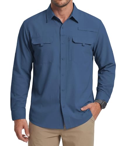WULFUL Men's Long Sleeve Fishing Shirt