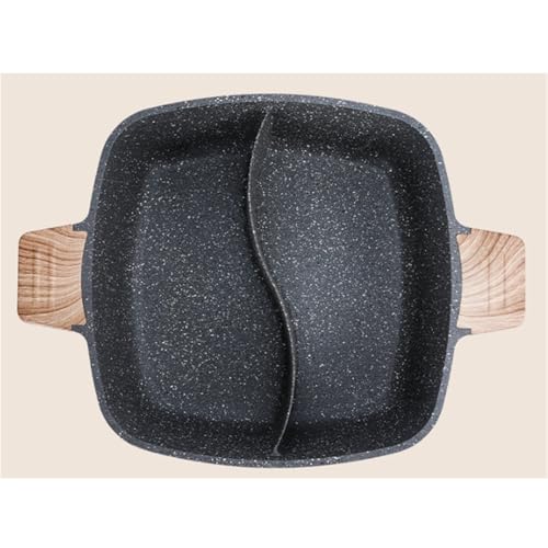 Olla para Hot Pot con Divisor 28 cm Negro miniatura 3