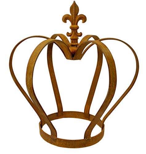 Bornhöft Edelrost Gartenkrone Garten Krone rostige Deko Dekoration...