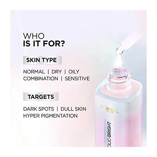 LOreal-Paris-Brightening-Serum-1-Glycolic-Acid-Serum-Visibly-Minimizes-Spots-Reveals-Even-Skin-Tone-Glycolic-Bright-Skin-15ml
