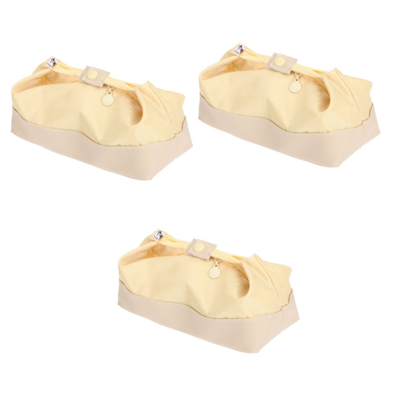 Baluue 3pezzi Borsa Portapenne Multifunzionale in Poliestere Elegante Astuccio Per Scuola Cosmetici Design Leggero Capiente Accessorio Versatile Per Ogni Occasione