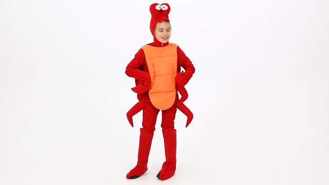 Disfraz de Cangrejo para Niños con Capucha miniatura 7