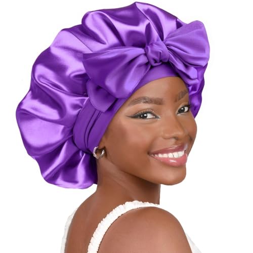 Wdbild Gorro de moda para dormir para cabello rizado, suave para la noche, para dormir, SZ-L, 41
